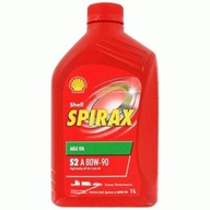 OLEJ SHELL 80W-90 SPIRAX S2 A 1L PRZEKLA SHE80W90S21 SHELL Olej