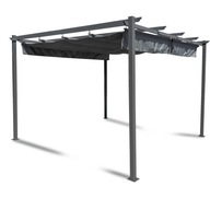 Altana Ogrodowa MYSTIC 3x3 Pawilon Gazebo Antracyt Corciano Namiot tarasowa