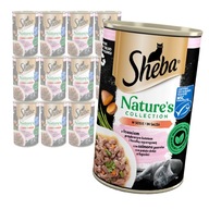 SHEBA NATURE'S COLLECTION 12x400g MOKRA KARMA DLA KOTA ŁOSOŚ W SOSIE