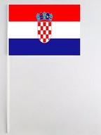 Chorągiewka papier Chorwacja Flaga Chorwacji 5szt