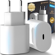 SZYBKA ŁADOWARKA SIECIOWA DO TELEFONU IPHONE 20W ZASILACZ USB-C QC