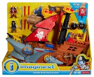 Statek piracki Fisher-Price Imaginext Ugryzienie Rekina DHH61