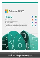 Microsoft Office 365 / 2021 Family 6 użytkowników