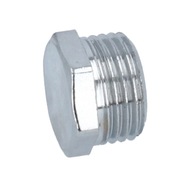 Mosadzná zátka 1/2 GZ ZÁSLEPKA NIKLOVANÁ Nástavec Skrutka Uzáver RÚRKY W RV