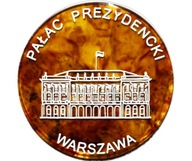 Bursztynowa moneta Pałac Prezydencki Warszawa