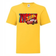 koszulka dziecięca auta zygzak mcqueen t-shirt 140