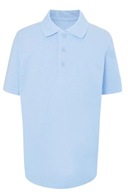 George koszulka polo chłopięca slim fit niebieska 110/116