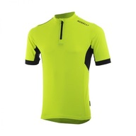 Męska koszulka rowerowa kolarska żółta fluor Rogelli Perugia 2.0 L