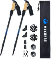 Kijki regulowane lekkie trekkingowe Nordic Walking regulowane 135cm