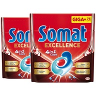 Somat Excellence Tablety do umývačky riadu 4v1 75 x2