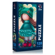 Oktató puzzle Játékbaba lóval 120 db-os