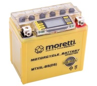 Akumulátor Moretti AGM (I-Gel) MTX5L-BS s indikáciou