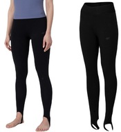 LEGGINSY SPORTOWE DAMSKIE 4F SPODNIE GETRY TRENINGOWE ROWEROWE DŁUGIE