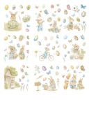 9x HÚSVÉTI MATRICÁK ABLAKRA NYUSZI HÚSVÉTI DÍSZEK