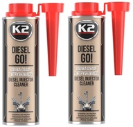 2x Prísada do paliva K2 Diesel Go! 250 ml T321 účinne čistí vstrekovanie