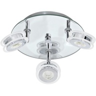 Lampa sufitowa łazienkowa plafon IP44 chrom 35 cm Agueda Eglo 95279