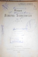 Pisma Henryka Sinkiewicza t V Listy z podrozy