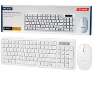 Súprava klávesnice a myši Blow biela