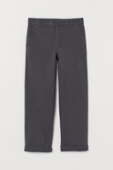H&M Spodnie chinos Straight Fit z prostą nogawką materiałowe chłopięce 164