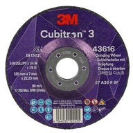 3M Cubitron 3 Kotúč so zníženým stredom, 43616, Special, P36+, T27, 125mm