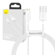 BASEUS MOCNY KABEL DO IPHONE PRZEWÓD USB DO LIGHTNING QUICK CHARGE 2.4A 1M