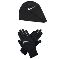 NIKE WMNS ESSENTIAL RUNNING HAT-GLOVE SET (XS/S) Dámske rukavice