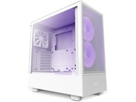 Obudowa NZXT H5 Flow RGB Midi Tower biała z oknem