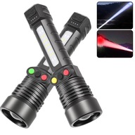 ERŐS AKKUMULÁTOROS ZSEBLÁMPA REFLEKTOR LED KERESŐ