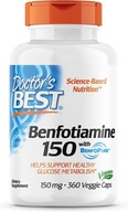 Doctor's Best Benfotiamine (Benfotiamín) 360 kaps
