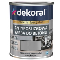 Farba Dekoral Antypoślizgowa do posadzek Akrylit B Grafitowo-Szara 0,75L