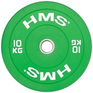 TALERZ OLIMPIJSKI OBCIĄŻENIE HMS BUMPER GREEN 10KG