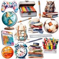 PAPÍR MATRICÁK 24x24 ScrapLove - Iskola 4