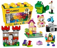 LEGO CLASSIC KREATYWNE KLOCKI DUŻY ZESTAW KLOCKÓW DUŻE PUDEŁKO XXL 790EL