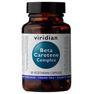 Prírodný Beta karotén Komplex 30 kapsúl Viridian