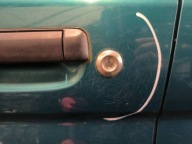 door left front green MAZDA DEMIO and