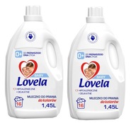 Lovela Baby hipoalergiczny płyn do prania mleczko dla dzieci kolor 1,45L x2