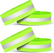 BRANSOLETKA ODBLASKOWA REGULOWANA OPASKA BEZPIECZEŃSTWA