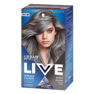 Schwarzkopf Live Urban Metallic farba na vlasy U72 Dusty Silver