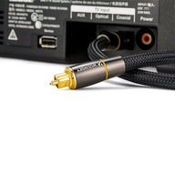 Wozinsky optyczny kabel przewód audio cyfrowy światłowód Toslink SPDIF 3m c