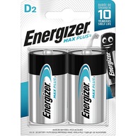 2x Baterie alkaiczne ENERGIZER Max Plus D LR20