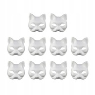10 ks maska na tvár mačky DIY ručne