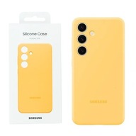 Samsung Galaxy S24 Silikonowe Etui - Żółte