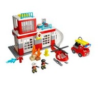 Playset Lego 10970 Duplo: Fire Station and Heli