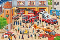 Puzzle Deň detí v hasičskom zbore 60 dielikov.