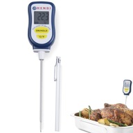 Termometr gastronomiczny cyfrowy z sondą 130mm od -50C do 350C - Hendi 2712