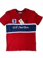 Tričko pre chlapca U.S. ASSN červené T123 VEĽ.152