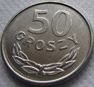 50 gr groszy1985 mennicze mennicza piękna z rolki UNC