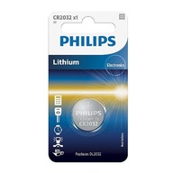 BATERIA PHILIPS PASTYLKOWA CR2032 LITOWA BLISTER 1SZT Phil-CR2032/01B LITHI