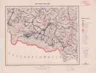 Mapa powiatu Jelenia Góra. 1:100.000. 1964