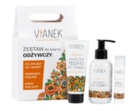 Vianek Zestaw odżywczy do twarzy Żel + Krem pod oczy + Maseczka-peeling